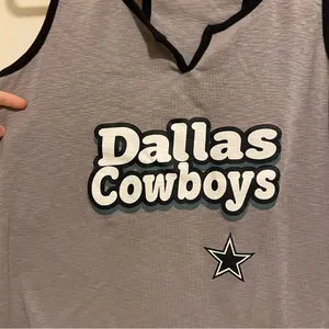 NFL Team Apparel Dallas Cowboys Gray Tank XXL thumbnail 3