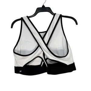 Fabletics White Black Mesh Cross Back Sports Bra BA2042012-1076-17040 Size 2X thumbnail 10