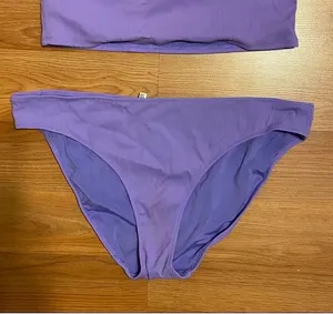 Aerie purple longline bikini BOTTOM ONLY XL thumbnail 2