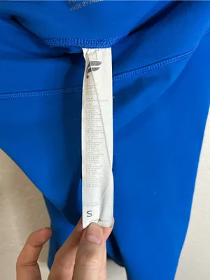 Fabletics Blue Bike Shorts High Rise 8.5” Inseam Activewear thumbnail 4