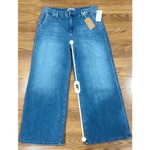 Le Jean Jude High Waist Wide Leg Trouser Jeans Denim Size 29 thumbnail 7