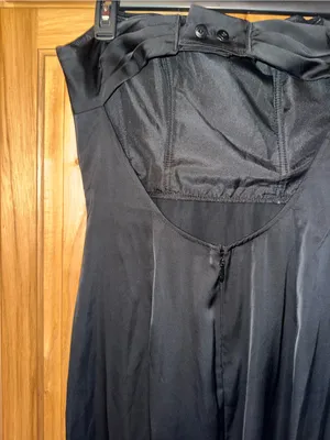 Azazie Black Strapless Bridesmaid Dress thumbnail 5