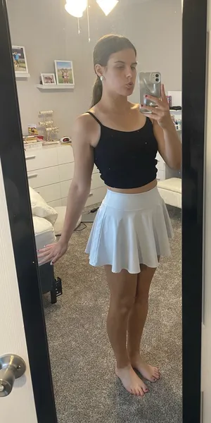 Amazon White Skirt Tennis thumbnail 1
