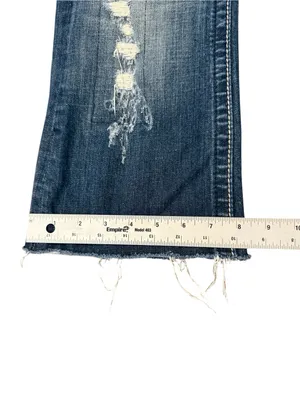 Miss Me Distressed Jeans Cut-Off Capri Cropped Denim Women’s Size 29 thumbnail 10