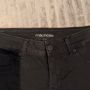 Maurices Everflex Skinny Jeans Black Mid Rise Stretch Denim‎ Womens Sz M Regular thumbnail 3