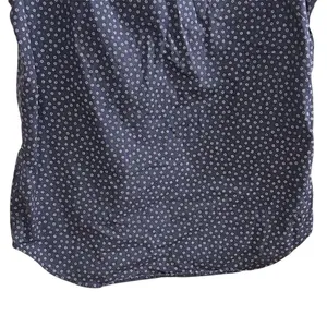 J.Crew Women’s S Blue‎ Floral Short Sleeve Button-Up Shirt Casual Summer thumbnail 8