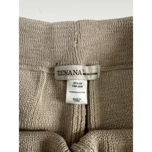 Zenana Beige Knit Lounge Matching Set Size Small Sweater Shorts Neutral Tan thumbnail 7