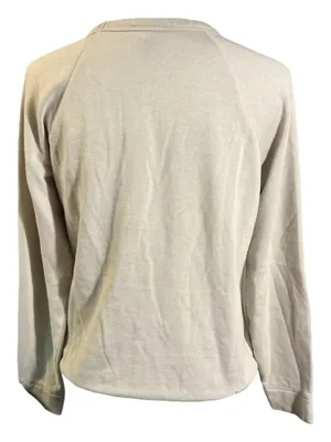 The Limited Plaid Raglan Fleece Top Neutral Grey Red Size M thumbnail 6