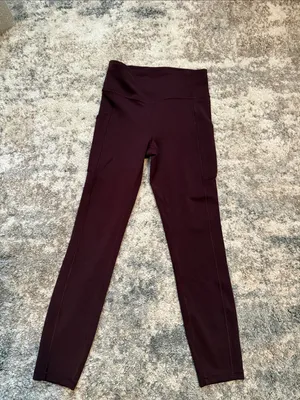 lululemon athletica women’s and Deep Burgundy Leggings thumbnail 4