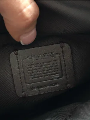 Coach Brown Signature Crossbody with Black Leather Trim thumbnail 4