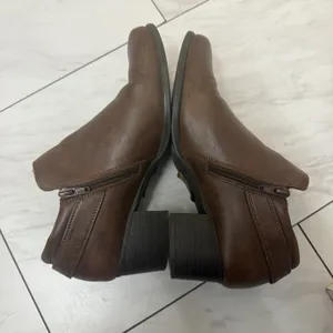 Natural Soul Women's Candie Ankle Boots Brown Faux Leather 9.5 M thumbnail 3