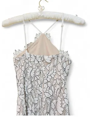 Lulus Women’s Delicate Darling Beige and Ivory Lace Bodycon Mini Dress Size XS thumbnail 12