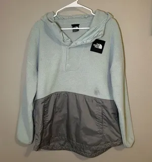 The North Face Riit Sherpa Fleece Pullover Hooded Sweater Women’s Size XL Flawed thumbnail 1