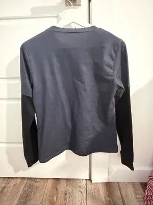 Black graphic shirt Purple thumbnail 3