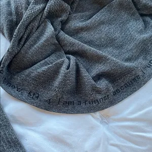 Lululemon Athletica Swiftly Tech Long Sleeve Heathered Black 4 Top thumbnail 3