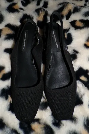 french connection strap back closed toe kitten heels thumbnail 1