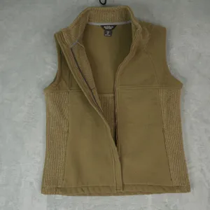 Woolrich Vest Womens M‎ Full Zip Acrylic Blend Brown Gorpcore Cabincore thumbnail 3
