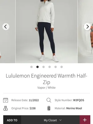 Lululemon half-zip sweater thumbnail 7