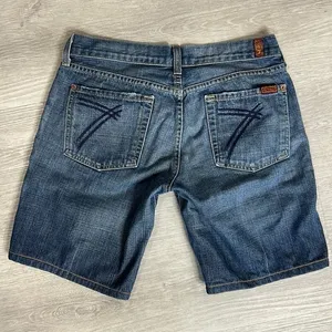 7 for all mankind • dojo jean shorts thumbnail 2