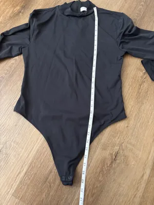Babaton Black Long Sleeve Bodysuit Size 1X thumbnail 4