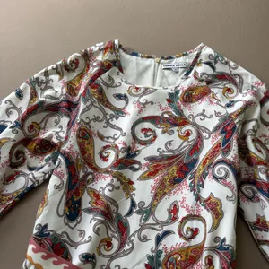 Yakira Bella Puff Sleeve Paisley Print Midi Dress thumbnail 3