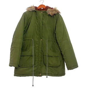 Maacie Womens Maternity 3 in 1 Thickened Outwear Fleece Lined Coat Winter Hooded thumbnail 1