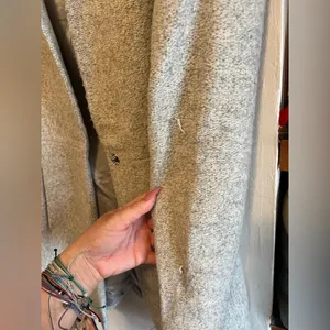 Zara Women's Gray Peacoat thumbnail 5