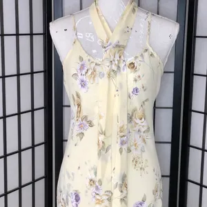 VTG Gold Crown Label Floral Dress thumbnail 8