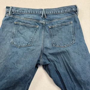 Good American Good Barrel Relaxed Jeans Women 12/31 Blue High Rise Wide Tapered thumbnail 7