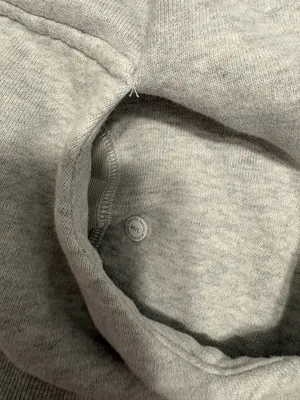 lululemon athletica Light Gray Scuba Half Zip thumbnail 3
