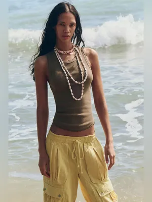 NWT Free People Skylar Shell Convertible Belly Chain Necklace 🐚 thumbnail 3