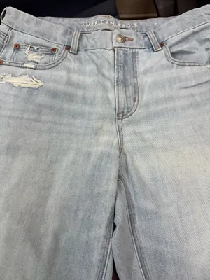 American Eagle Stretch Curvy Straight Jeans Size 12 Short thumbnail 3