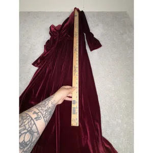 baltic born‎ sofia velvet maxi dress mulberry m thumbnail 7
