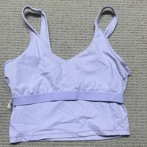 Light Purple Cropped Tank Top Size 4 thumbnail 4