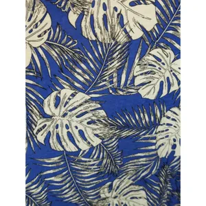 ellos Blue Tropical Scoop Neck Mini Dress‎ LARGE NWT Coastal Beachy Bohemian thumbnail 4
