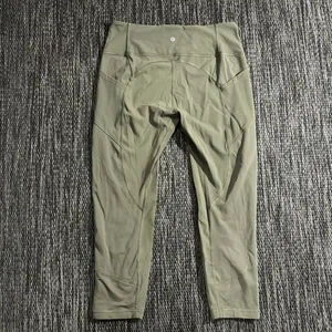 Lululemon All The Right Places Crop Legging II *23" Sage Size 12 thumbnail 3