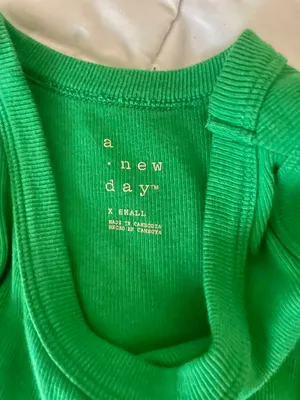 A New Day green tank top thumbnail 3