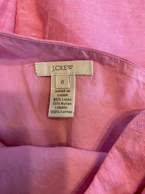J Crew Pink One Shoulder Bubble Mini Dress thumbnail 7