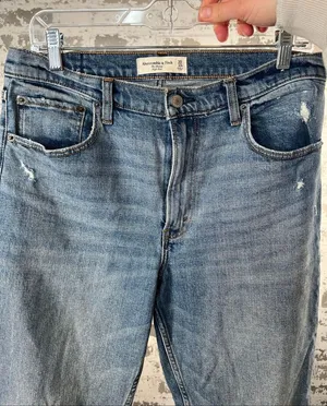 Abercrombie & Fitch | women distressed skinny high-rise denim jeans thumbnail 1