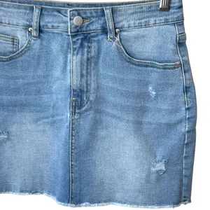 NEW Unbranded Denim Skirt Capsule‎ Summer Coastal Rodeo Cowgirl M thumbnail 3
