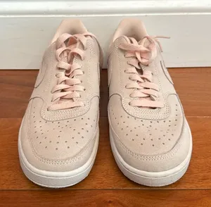 Nike Women's Court Vision Low Fashion Athletic Sneakers‎ Orange Pearl size 8.5 thumbnail 1