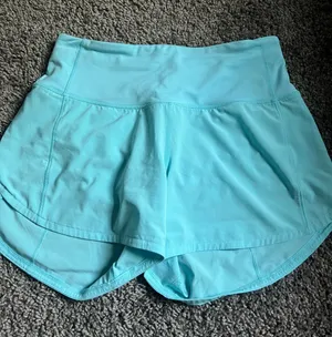 lululemon athletica Light Aqua Blue Athletic Skort Shorts thumbnail 1