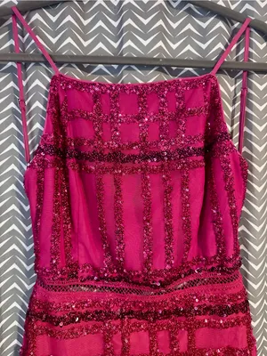 NBD | Natalie Mini Dress in Fuchsia, Small thumbnail 4