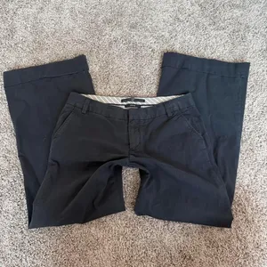 Gap Women's Grey and Black Trousers thumbnail 4