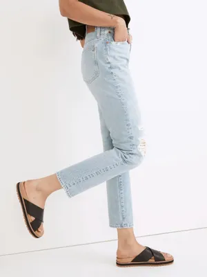 Madewell The Perfect Vintage Jean Light Denim‎ Distressed 24 thumbnail 2