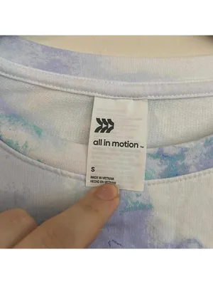 All in motion blue and purple watercolor tie-dye pullover sweatshirt thumbnail 6