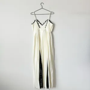 ASOS Cami Pleated Maxi Dress with Lace Trim Size 4 thumbnail 4