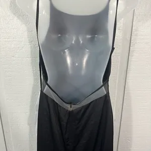 Leena For Mac Duggal Black Spaghetti Strap Dress Size 6 NWT thumbnail 4