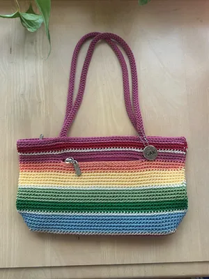 The Sak Rainbow Crochet Shoulder Bag thumbnail 14