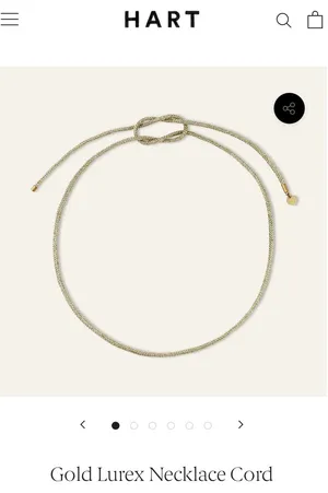 Brand New HART Gold Necklace thumbnail 3